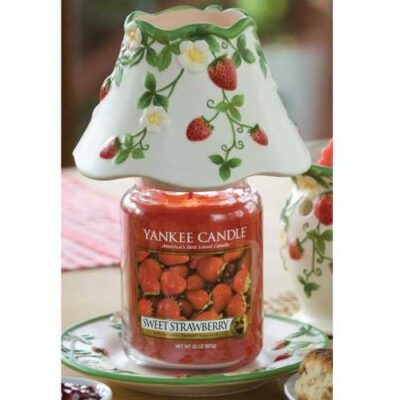 Yankee Candle Dekoration Strawberry Fields Schirm Combo gross