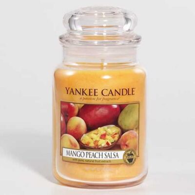 Yankee Candle Mango Peach Salsa Glas gross Housewarmer