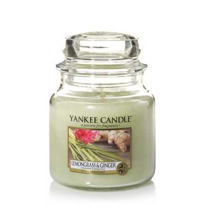 Yankee Candle Lemongrass & Ginger medium jar Housewarmer