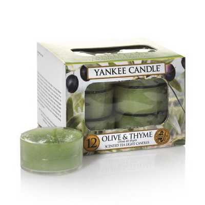Yankee Candle Olive & Thyme Tea Lights