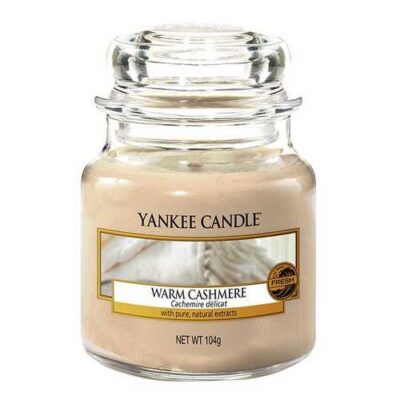 Yankee Candle Warm Cashmere Glas klein