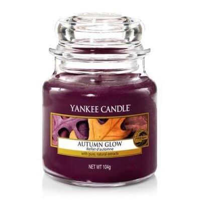 Yankee Candle Autumn Glow Glas klein