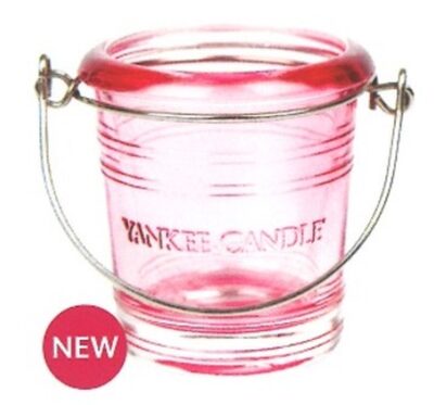 Bucket Holder Votive Holder Pink