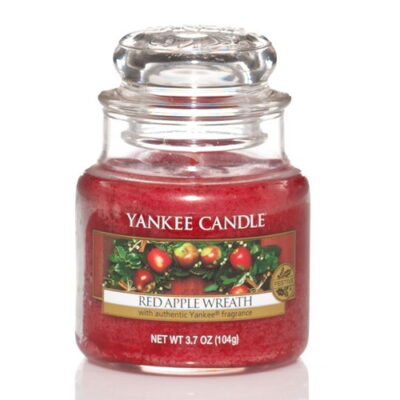 Red Apple Wreath Small Jar Yankee Candle
