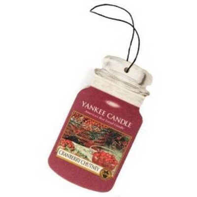 Yankee Candle Car Jar Classic Duftbäumchen Cranberry Chutney