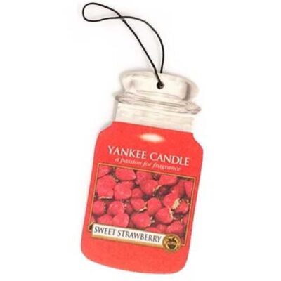 Yankee Candle Car Jar Classic Duftbäumchen Sweet Strawberry