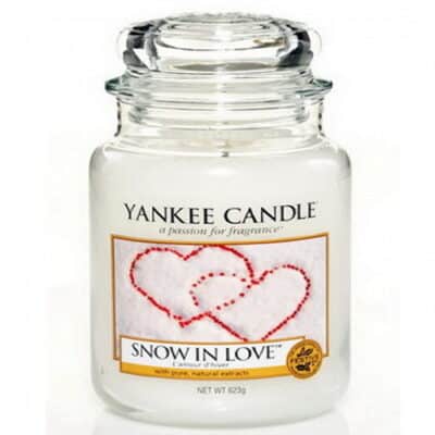 Snow in Love Yankee Kerzen Glas gross