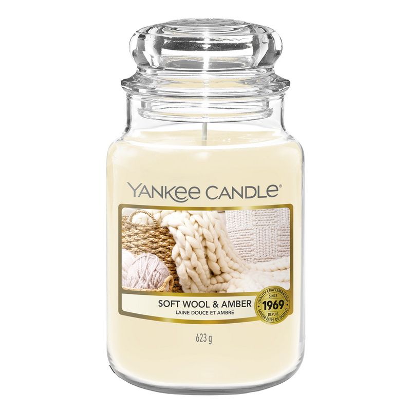 Yankee Candle Soft Wool & Amber 623 Gramm