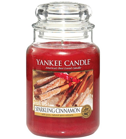 Yankee Candle Housewarmer glas gross Sparkling Cinnamon