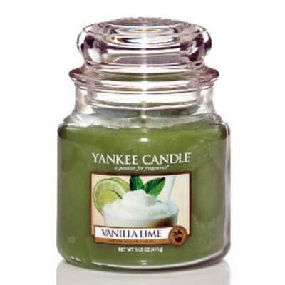 Vanilla Lime Housewarmer Glas Mittel Yankee Candle