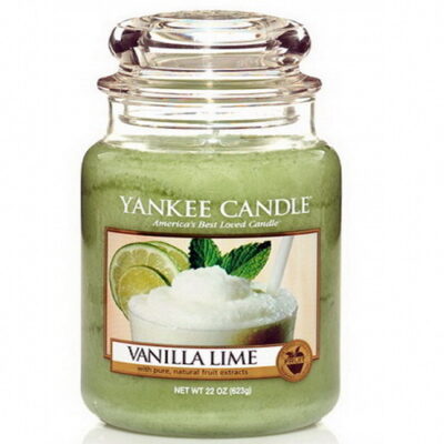 Yankee Candle Vanilla Lime Housewarmer Glas gross