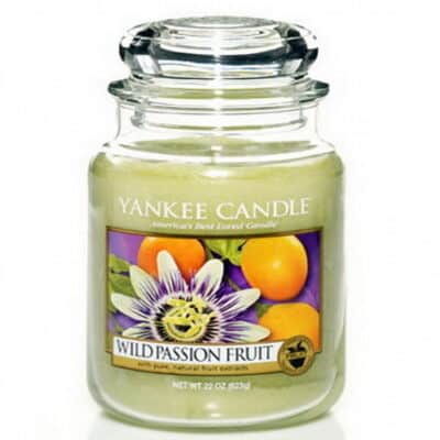 Large Jar Yankee Candle Wild Passion Fruit Glas gross