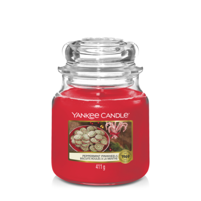 Yankee Candle Peppermint Pinwheels medium Jar
